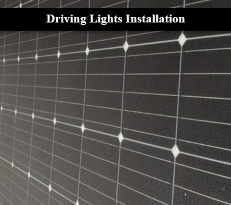 Caravan Electrics - Pakenham, VIC. Driving Lights Installation