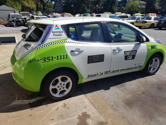 Atlanta Checker Cab Co Inc - Atlanta, GA. Electric Checker Cab
Zero Emmissions