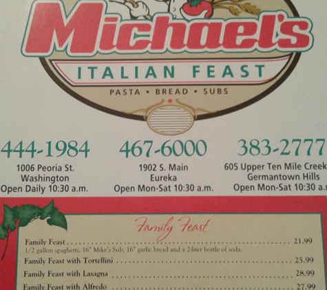 Michael's Italian Feast - Germantown Hills, IL