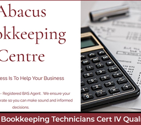 Abacus Bookkeeping Centre - Wahroonga, NSW. Certified Bookkeeping Technicians Cert IV Qualifications