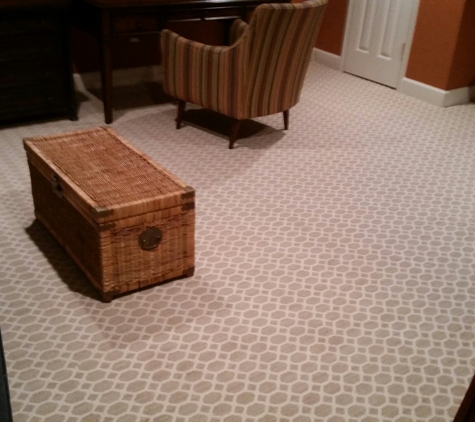 Gil Frener Floorcovering - Winston salem, NC. Carpet done in an in-home office