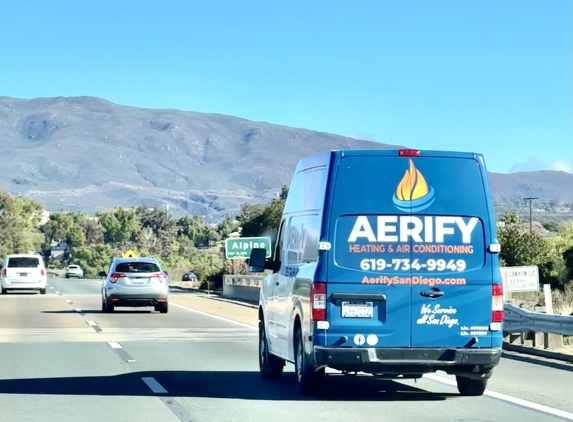 Aerify Heating And Air Conditioning - Lakeside, CA. I-8 heading east Jan 11, 2024