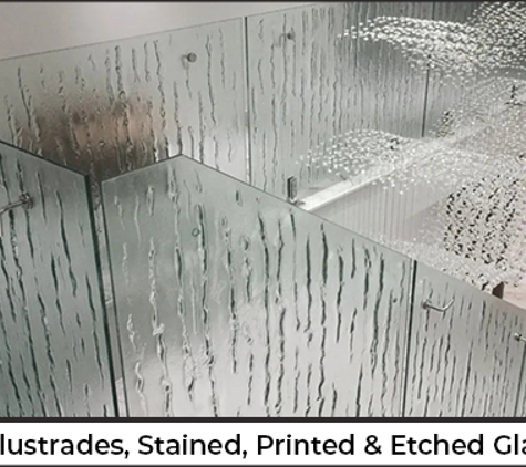 Spectrum Art Glass - Auburn, NSW. Balustrades, Stained, Printed & Etched Glass