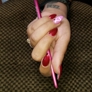 Instyle Nails - Albuquerque, NM. Stiletto Nails with Gel Polish and Nail Art Designs