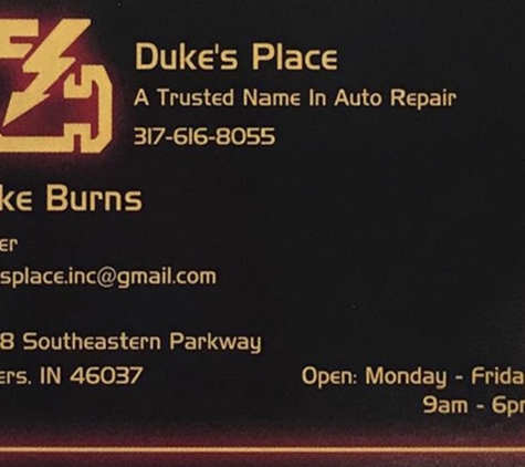 Duke's Place/Duke's Auto Repair - Fishers, IN