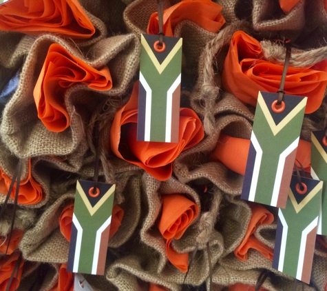 GUGU International - Encinitas, CA. South African scarves packed and ready to go