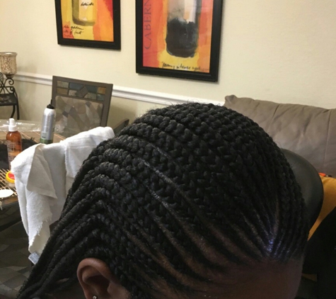 African home and mobile braiding - Pooler, GA. Feed in Conrows