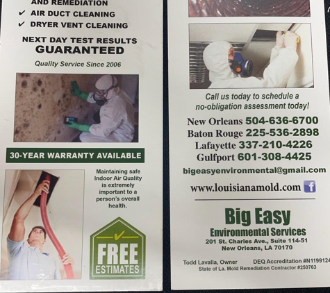 Big Easy Environmental Services - New Orleans, LA