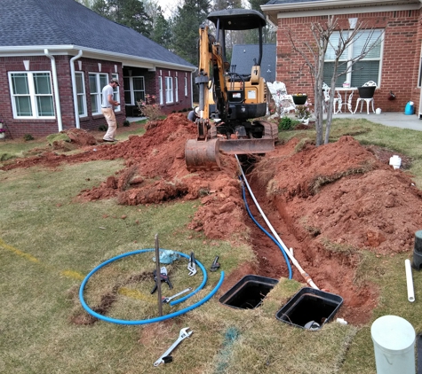 Kevin's Plumbing & Septic Service - Covington, GA. Water line install