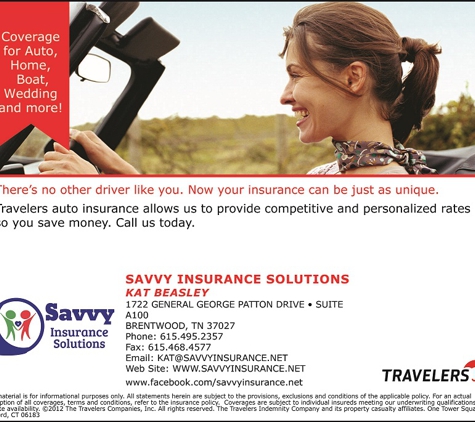 Savvy Insurance Solutions - Franklin, TN