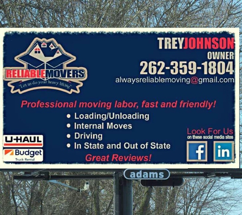 Reliable Movers Kenosha - Kenosha, WI