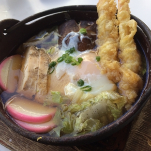 Katsuya Glendale - Glendale, CA. Nabe with shrimp tempura and chicken