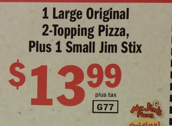 Mr. Jim's Pizza - Wylie, TX