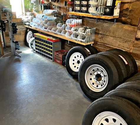 Darty Trailer Sales LLC - Milan, TN. wheel/tire, lights, electric brakes, wiring, coupler locks, grease caps, jack foot, hitch, equalizer, plug, u-bolt kit