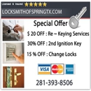 Locksmith Of Spring TX - Locks & Locksmiths