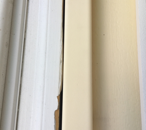 Home Works Inc - Marydel, MD. Chipped the trim and never repaired their sloppy work.