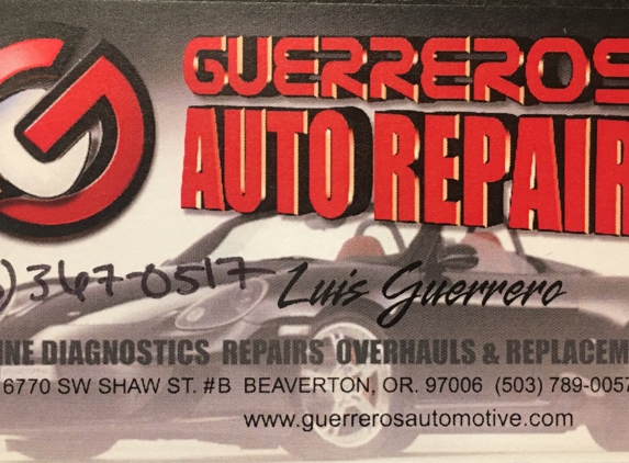 GUERREROS AUTO REPAIR - Beaverton, OR