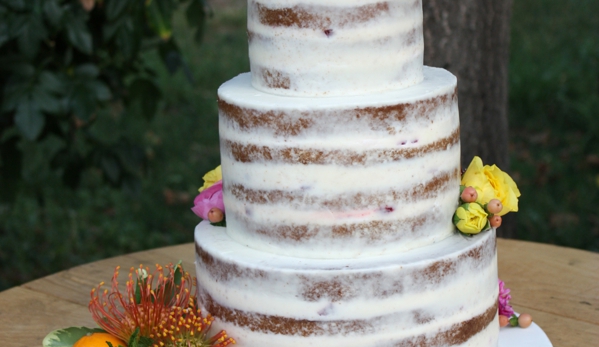 Supreme Sweets - Sonoma, CA. Naked strawberry shortcake wedding cake