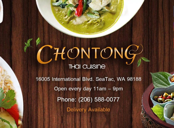 Chontong Thai Cuisine - Seatac, WA