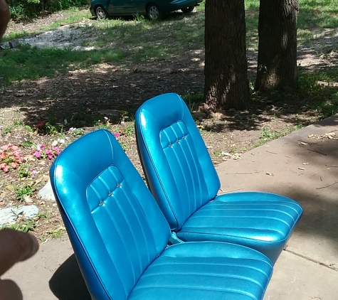 Hamm Upholstery - Ash Grove, MO. 67 Corver, replaced seat backs