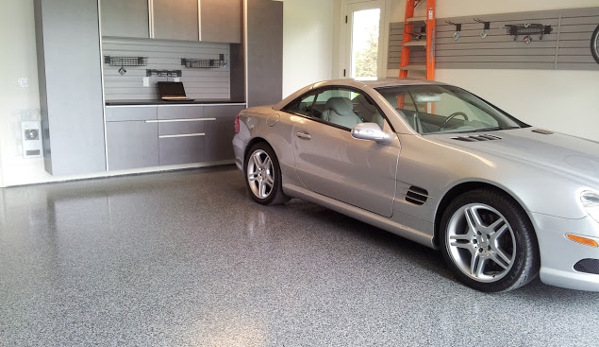 Closet World - Whittier - City Of Industry, CA. we opted for simple garage storage with work bench