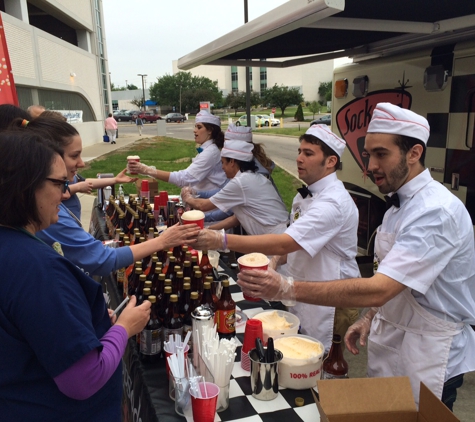 Sock Hop Soda Shop. We can cater 20 in a driveway or thousands at a corporate event!!!