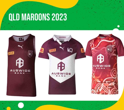 Jerseys Megastore - Fyshwick, ACT. QLD Maroons 2023 Gear