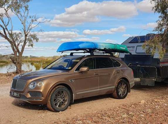 Hall's Caravans - Mildura, VIC. Birdsville Track passing Clayton Station