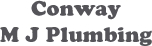 Conway M J Plumbing Logo