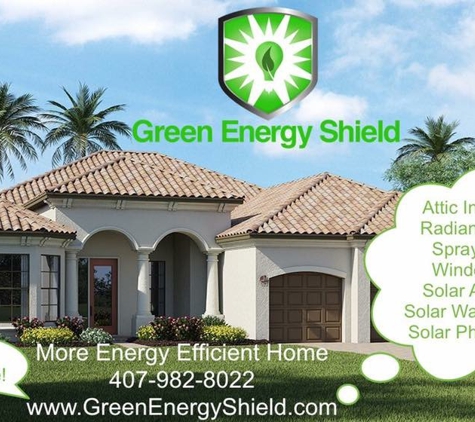 Green Energy Shield - Winter Garden, FL. Green Energy Shield -  creating energy efficient homes