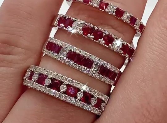 Hunt Valley Jewelers - Cockeysville, MD. Ruby and Diamond Bands