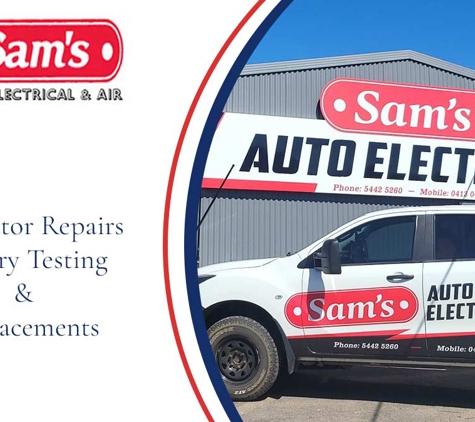 Sam's Auto Electrical & Air Conditioning - Golden Square, VIC. Alternator Repairs  Battery Testing & Replacements