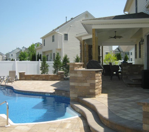 Sun Viking Land Designs, LLC - Blackwood, NJ. Cambridge Paver Outdoor Living Area