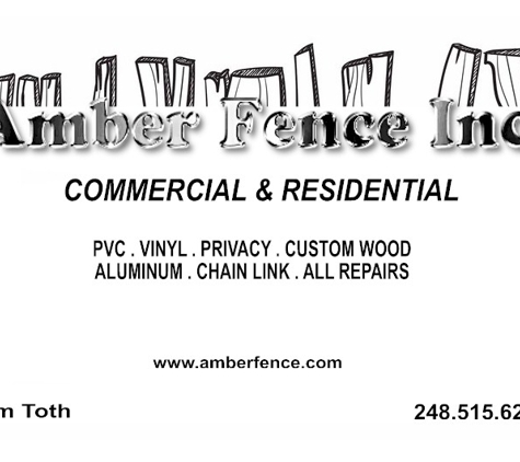 Amber Fence Inc - Roseville, MI