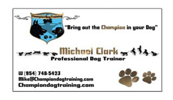 Champion Dog Training - Lauderhill, FL