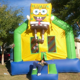 A's Party Rentals & A's Flowers - Coachella, CA. Sponge Bob 13x13 $75