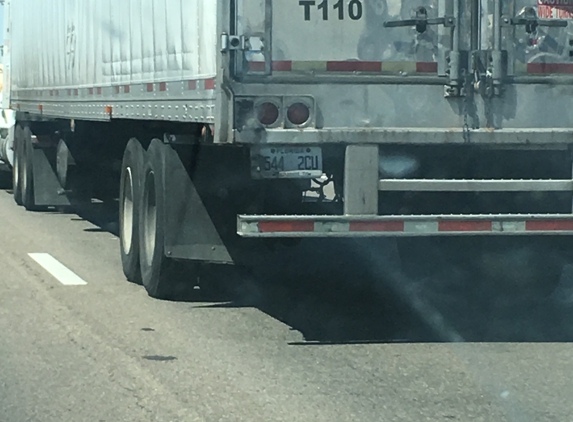 Trans Cargo Xpress - Hialeah, FL. Oh yes, did I mention, we honked multiple times he slowed down and then ran us off the road anyways.