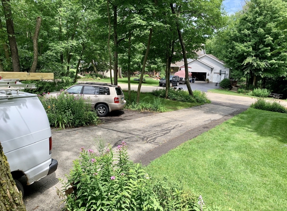 McCauley Asphalt Contracting - Beloit, WI. Driveway seal coat never finished