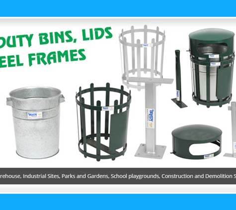 P.F. Brady Pty. Ltd. - Perth, WA. Heavy Duty Bins, Lids And Steel Frames
