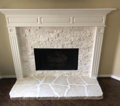 Vastine Remodeling & Construction - Dickinson, TX. Beautiful Fireplace in League City