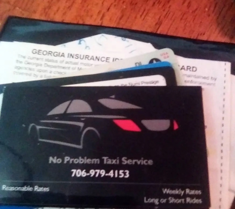 No Problem Taxi Service - Calhoun, GA