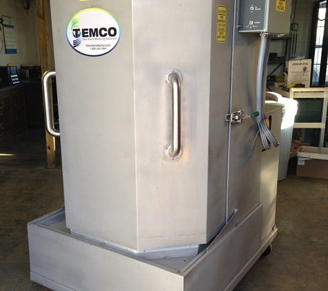 Temco Distributors. TEMCO Industrial Parts Washers model T5 built in 100% 316 Stainless Steel! TEMCO can mfg your TEMCO washer in 100% 316SS as well.