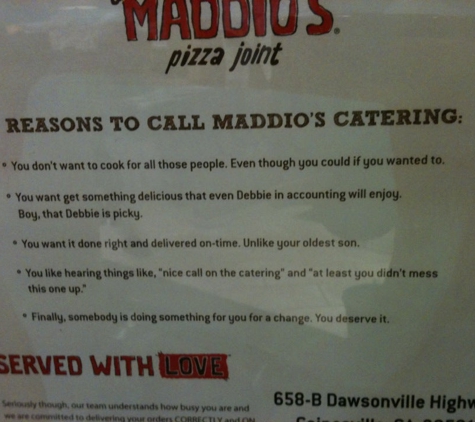 Uncle Maddio's Pizza Joint - Gainesville, GA