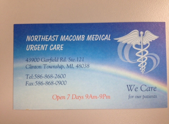 Northeast Macomb Medical Urgent Care - Clinton Township, MI