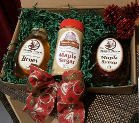 Maple Moon Sugarbush and Winery - Petoskey, MI. I love that I can get my Michigan made Christmas gifts here!