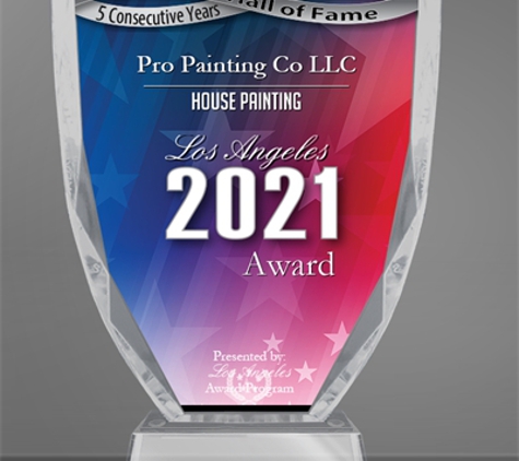 Pro Painting Co - Los Angeles, CA. Recognizing And Honoring The Best Of Business Painting Company