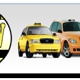 Yellow Check Rainbow Cab
