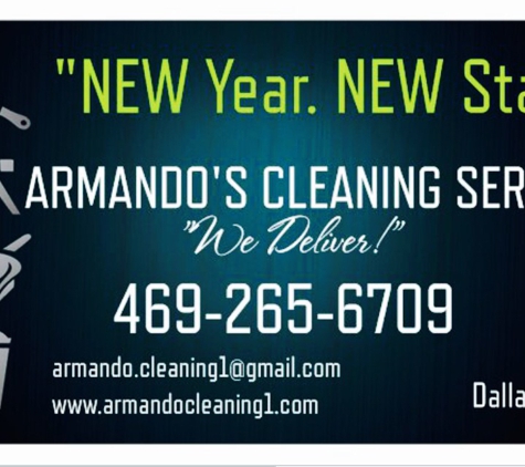 Armando's Cleaning Service - Dallas, TX. NEW Year, NEW Start. CLEAN Home!