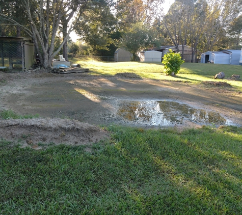 First Choice Pool Installation - Pensacola, FL. Thanks to Freddie hole in yard .no show and stoled 500 from us for a pool liner he never ordered.keeps promising to give back but hasnt
