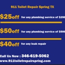 911 Toilet Repair Spring TX - Plumbers